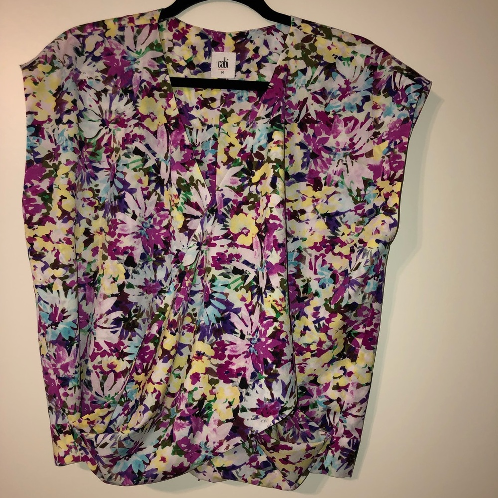 Cabi crop blouse
